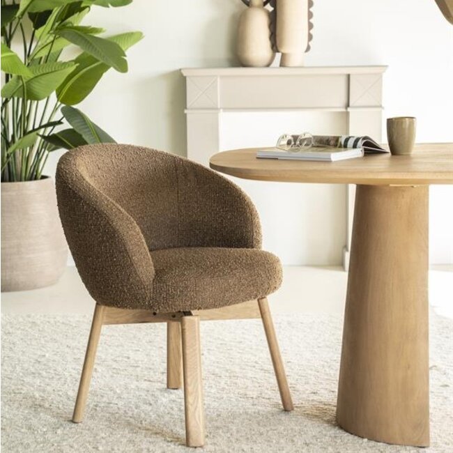 Eleonora Stoel Livia - bruin Hush