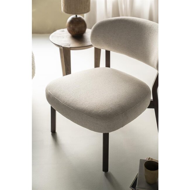 Eleonora Fauteuil Mikky bruin - beige Moon