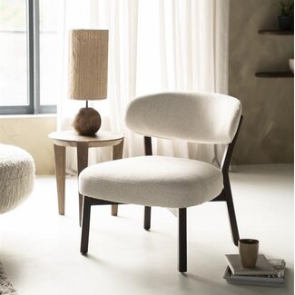Eleonora Fauteuil Mikky bruin - beige Moon