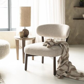 Eleonora Fauteuil Mikky bruin - taupe Moon