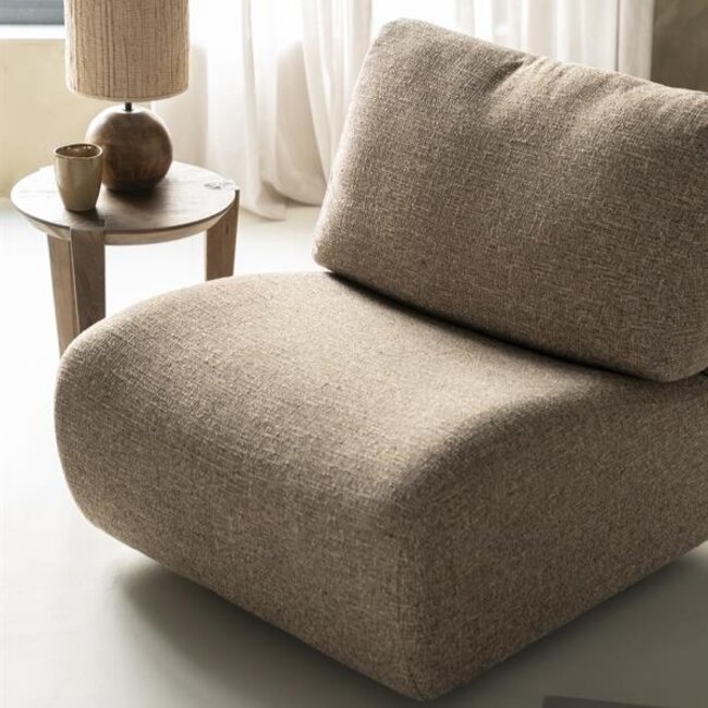 Eleonora Fauteuil Lucia - bruin Donna