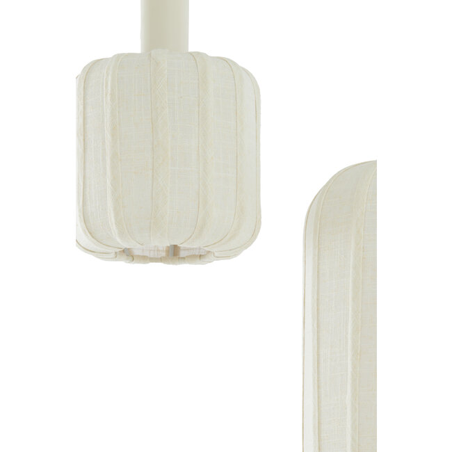 Light en Living Hanglamp 5L 105x19,5x123 cm TUFIA linnen cream
