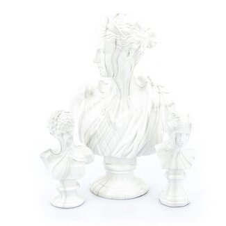 By Boo Ornament Ceres Marmer - Wit