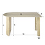 WoonStijl Eettafel Romano Arch 1-side 140