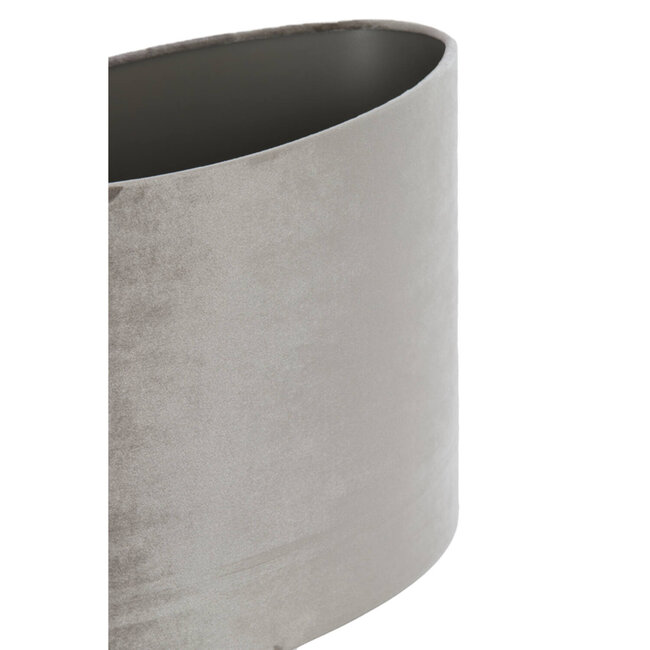 Light en Living Lampenkap ovaal recht smal 38-17,5-28 cm PALATA taupe
