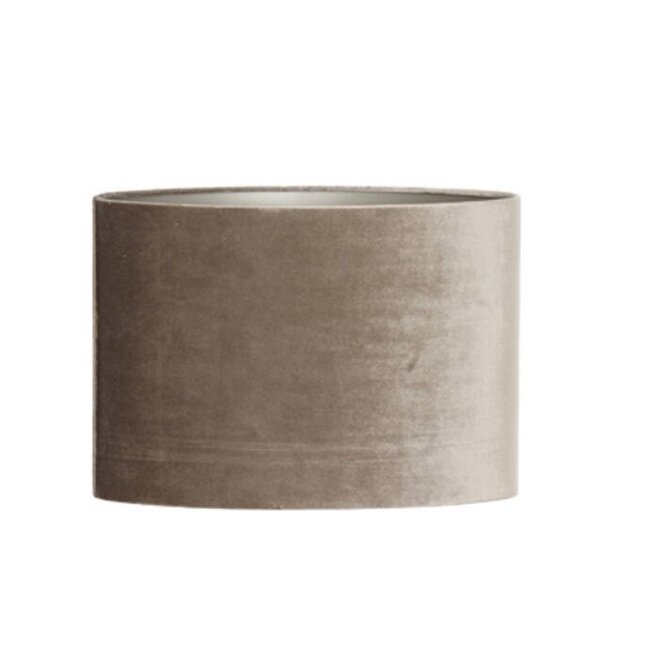 Light en Living Lampenkap ovaal recht smal 38-17,5-28 cm PALATA taupe