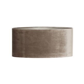 Light en Living Lampenkap ovaal recht smal 45-21-22 cm PALATA taupe