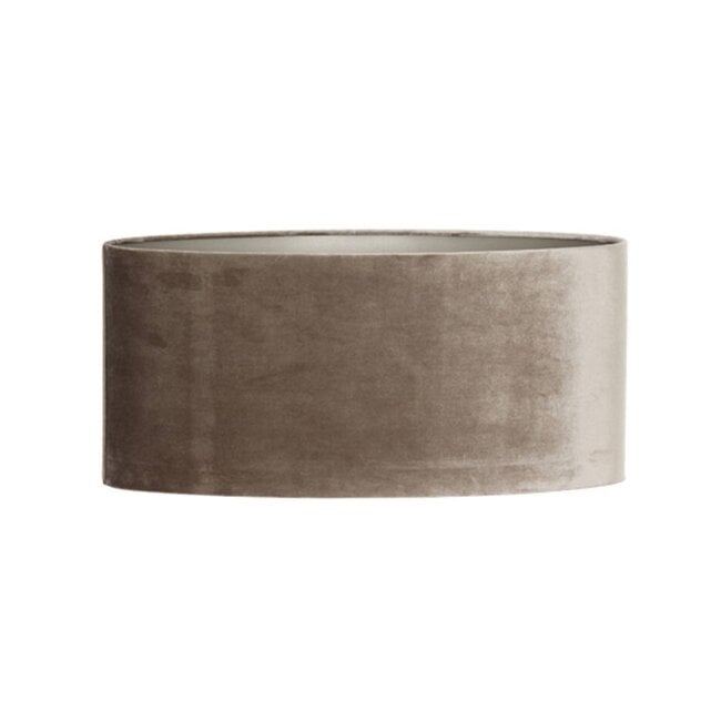Light en Living Lampenkap ovaal recht smal 45-21-22 cm PALATA taupe