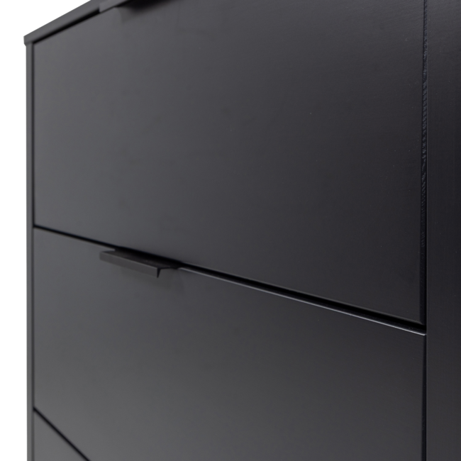 Woood Gunnar Ladekast Grenen Matzwart [fsc]