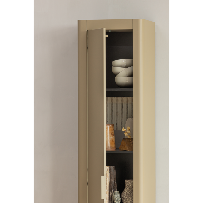 Woood Gunnar Smalle Hoge Kast Grenen Mud [fsc]