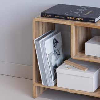 Woood Jasmijn Sidetable Recycled Teak Naturel