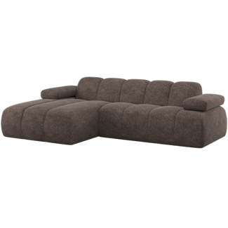 Woood Mojo Chaise Longue Bank Links Wollig Bruin