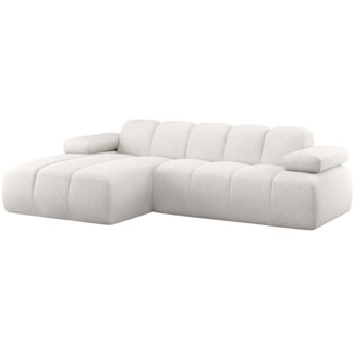Woood Mojo Chaise Longue Bank Links Wollig Ecru
