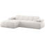 Woood Mojo Chaise Longue Bank Links Wollig Ecru