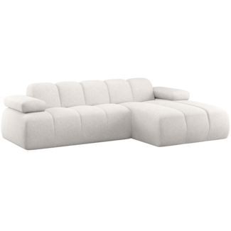 Woood Mojo Chaise Longue Bank Rechts Wollig Ecru