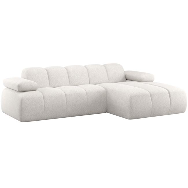Woood Mojo Chaise Longue Bank Rechts Wollig Ecru