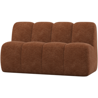 Woood Mojo Eetbankje 164 Cm Met Rugleuning Wollig Roestbruin