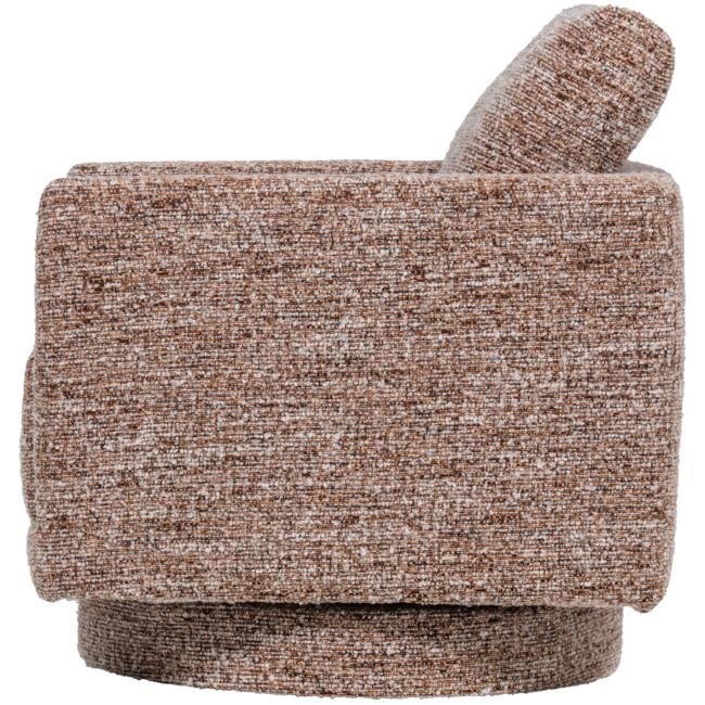 Woood Oska Draaifauteuil Bruin Melange