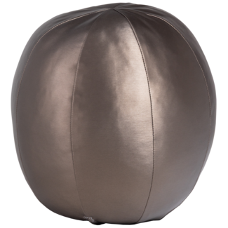 Woood Rodeo Bal Kussen Groot Metallic Koper Bruin
