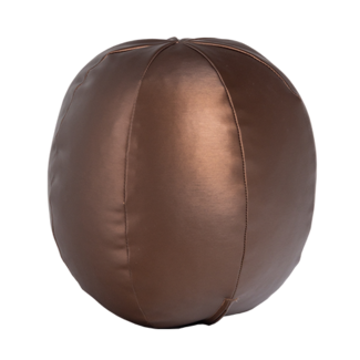 Woood Rodeo Bal Kussen Klein Metallic Warm Bruin