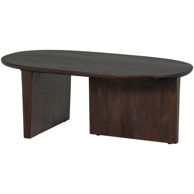 Woood Seam Salontafel Mango Hout Donkerbruin