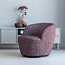 Woood Serra Draaifauteuil Bordeauxrood Melange