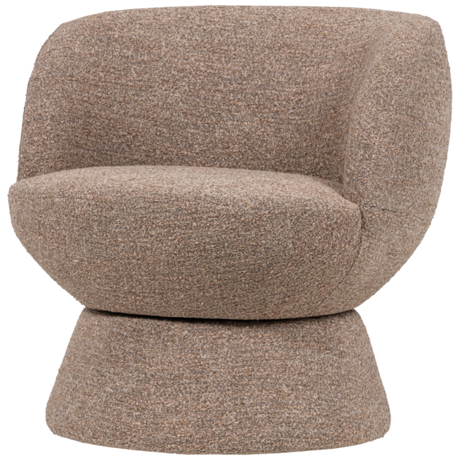 Woood Shuffle Draaifauteuil Bruin Melange