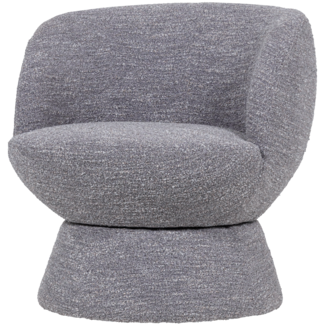Woood Shuffle Draaifauteuil Grijs Melange