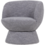 Woood Shuffle Draaifauteuil Grijs Melange