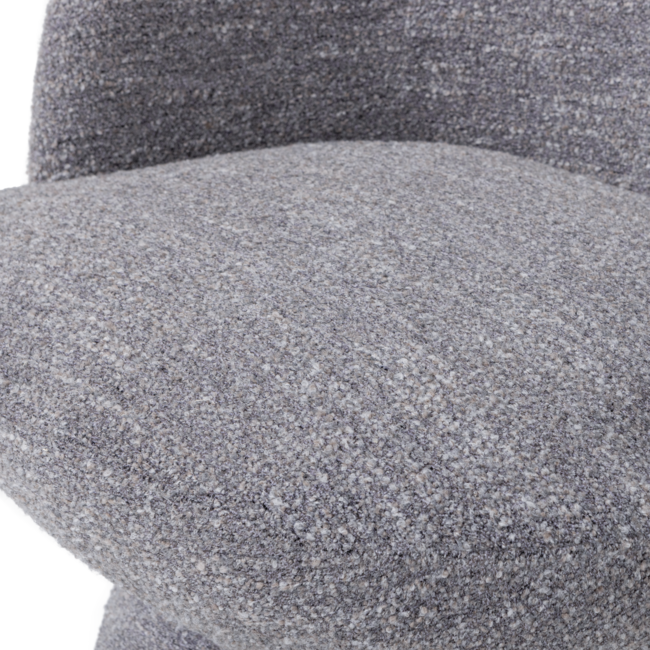 Woood Shuffle Draaifauteuil Grijs Melange