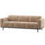 Woood Statement 3-Zits Bank 230 Cm Chenille Velvet Taupe