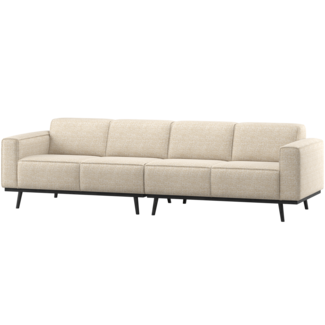 Woood Statement 4-Zits Bank 280 Cm Beige Melange
