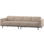 Woood Statement 4-Zits Bank 280 Cm Lichtbruin Melange