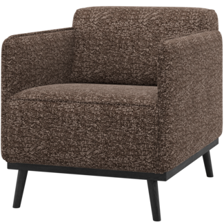 Woood Statement Fauteuil Met Arm Bruin Melange