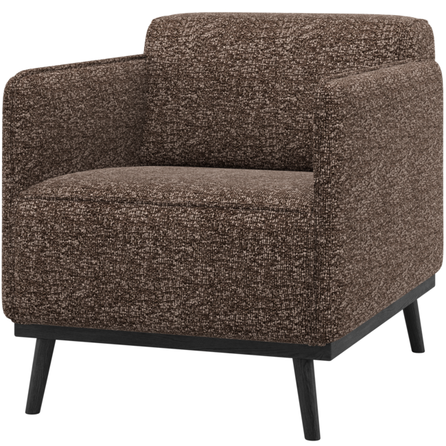 Woood Statement Fauteuil Met Arm Bruin Melange