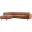 Woood Statement Hoekbank Links Chenille Velvet Terra