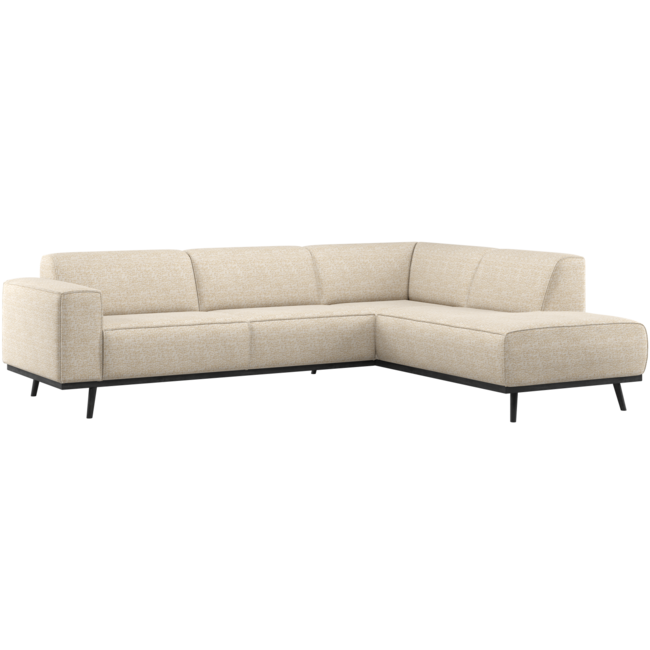 Woood Statement Hoekbank Rechts Beige Melange