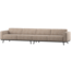 Woood Statement Xl 4-Zits Bank 372 Cm Lichtbruin Melange
