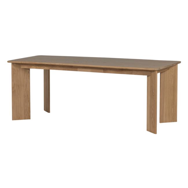 Woood Tablo Eettafel Afgerond Dl 180x100 Cm Transparant [fsc]
