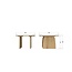 Woood Tablo Salontafel 60 Cm Eiken Dakargrau [fsc]