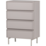 Woood Tours Ladekast 4 Lades Melamine/Mdf Zand