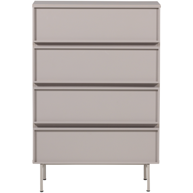 Woood Tours Ladekast 4 Lades Melamine/Mdf Zand