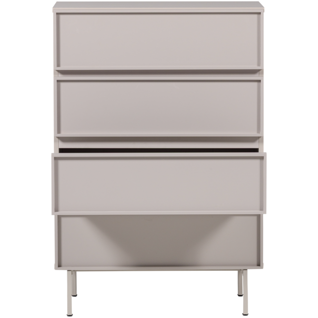 Woood Tours Ladekast 4 Lades Melamine/Mdf Zand