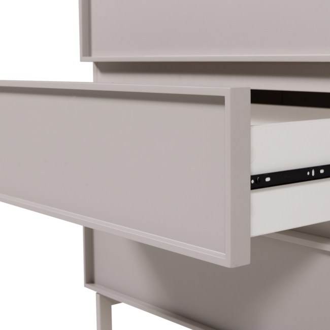 Woood Tours Ladekast 4 Lades Melamine/Mdf Zand