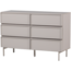 Woood Tours Ladekast 6 Lades Melamine/Mdf Zand