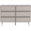 Woood Tours Ladekast 6 Lades Melamine/Mdf Zand