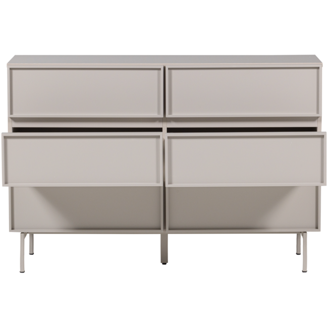 Woood Tours Ladekast 6 Lades Melamine/Mdf Zand