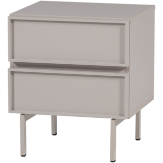 Woood Tours Ladekast/Nachtkastje 2 Lades Melamine/Mdf Zand