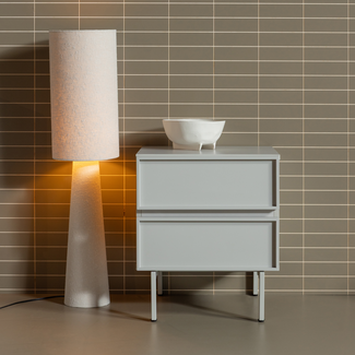 Woood Tours Ladekast/Nachtkastje 2 Lades Melamine/Mdf Zand Woood Tours Ladekast/Nachtkastje 2 Lades Melamine/Mdf Zand