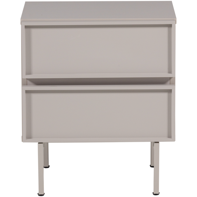 Woood Tours Ladekast/Nachtkastje 2 Lades Melamine/Mdf Zand